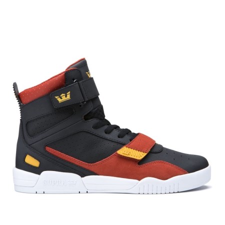 Supra Breaker Svart Høye Sneakers Dame [NO-1-O341]